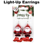 Christmas Dress-Up, Light-Up Earrings